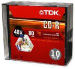 Tdk 32x Cd-r Media - 700mb - 10 Pack