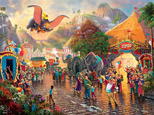 Ceaco 2222-12 Thomas Kinkade Disney Dumbo Puzzle - 300Piece Ceaco 2222-12 Thomas Kinkade Disney Dumbo Puzzle - 300Piece