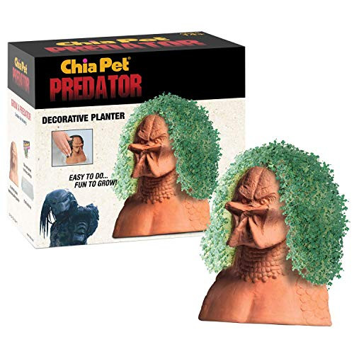 Chia Pet Predator with Seed Pack, Decorative Pottery Planter, Easy to Do and Fun to Grow, Novelty Gift, Perfect for Any Occasion