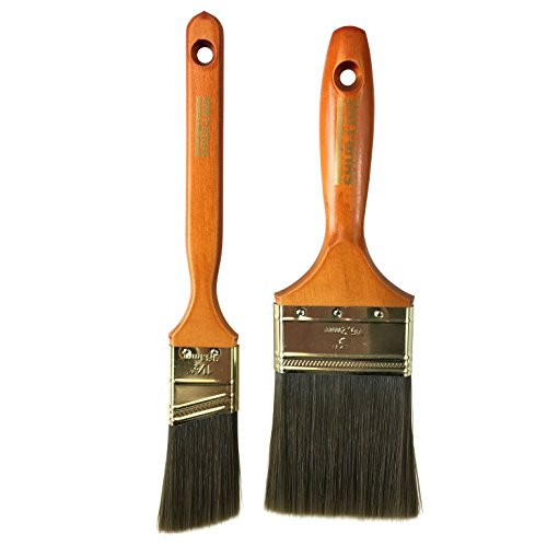 Shur-Line 857P 1-1/2-Inch, 3-Inch One Coat Polyester Brush, 2-Pack