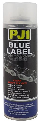PJ1 1-08 Blue Label O Ring Chain Lube (Aerosol), 5 oz