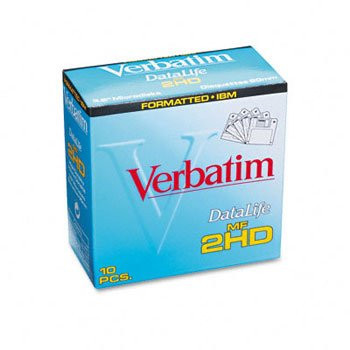 Verbatim® 3.5" Diskettes DISK,DS/HD,3.5,IBM,2MB 6703 (Pack of20)