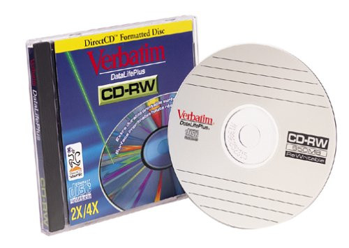 Verbatim 93722 CD-RW 80 Minute, 4x (Single) (Discontinued by Manufacturer)