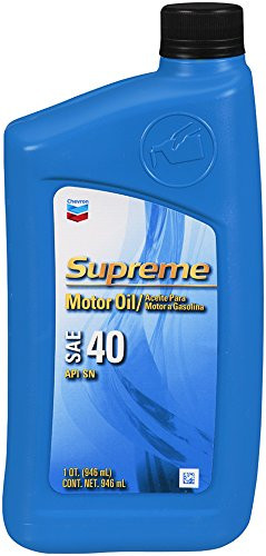 Chevron Supreme SAE 40 Motor Oil - 1 Quart