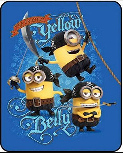 Despicable Me Minions Yellow Belly Fleece Throw