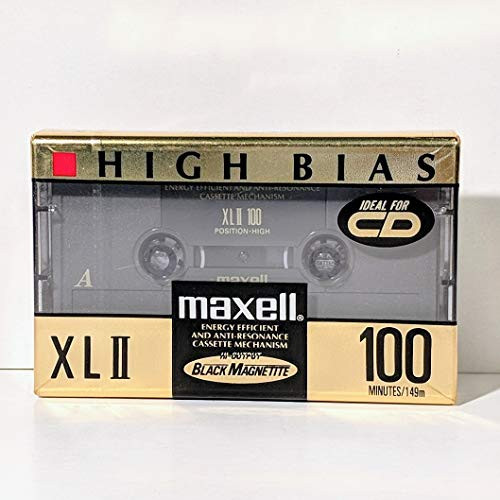 Maxell High Bias XLII 100 Minutes Blank Audio Cassette Tape (100 Minutes)
