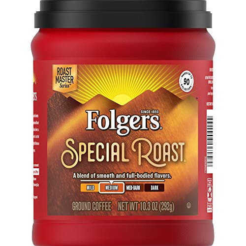 Folgers Special Roast Ground Coffee, Medium Roast, 10.3 Ounce, Packaging May Vary Folgers Special Roast Ground Coffee, Medium Roast, 10.3 Ounce, Packaging May Vary