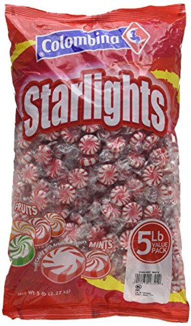 Colombina Peppermint Starlight Mints, 5-Lb Bag Colombina Peppermint Starlight Mints, 5-Lb Bag