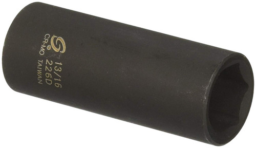Sunex 226d 1/2-Inch Drive 13/16-Inch Deep Impact Socket