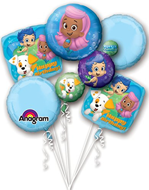 Anagram International Bubble Guppies Happy Birthday Package Bouquet, Multicolor Anagram International Bubble Guppies Happy Birthday Package Bouquet, Multicolor