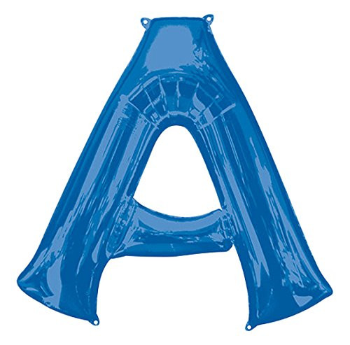 Anagram 35401 Letter A Blue Foil Balloon, 34",