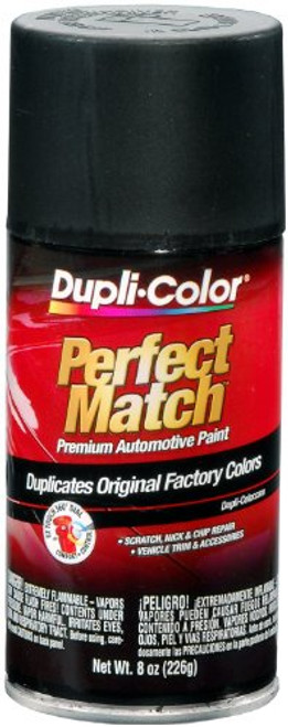 Dupli-Color EBUN01047 Universal Flat Black Perfect Match Automotive Paint - 8 oz. Aerosol