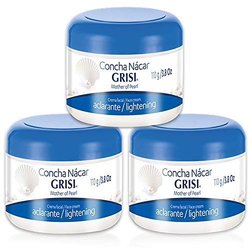 Grisi Mother of Pearl Face Cream Lightening, 3.8 oz (Pack of 3)