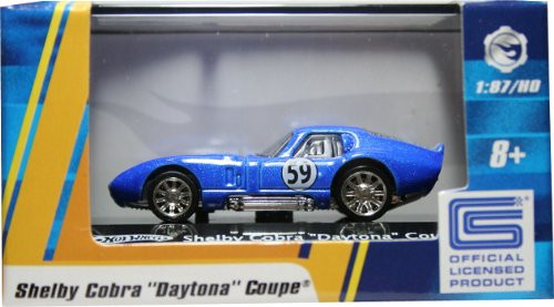 1:87 / HO SCALE SHELBY COBRA "DAYTONA" COUPE (BLUE) Hot Wheels Vehicle & Acrylic Display Case 1:87 / HO SCALE SHELBY COBRA "DAYTONA" COUPE (BLUE) Hot Wheels Vehicle & Acrylic Display Case