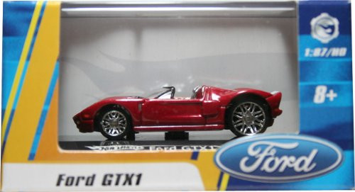 Hot Wheels 1:87 / HO Scale Ford GTX1 Concept (RED) Vehicle & Acrylic Display Case Hot Wheels 1:87 / HO Scale Ford GTX1 Concept (RED) Vehicle & Acrylic Display Case