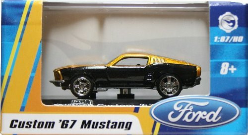 1:87 / HO SCALE CUSTOM '67 MUSTANG (GOLD) Hot Wheels Vehicle & Acrylic Display Case 1:87 / HO SCALE CUSTOM '67 MUSTANG (GOLD) Hot Wheels Vehicle & Acrylic Display Case