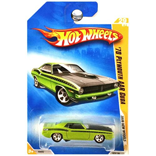 2009 Hot Wheels 2009 New Models, 1970 Plymouth AAR Cuda 29 of 42, 029/190 (1 Each) 1:64 Scale