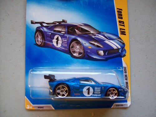 Hot Wheels 2009 New Models Blue Ford GT LM