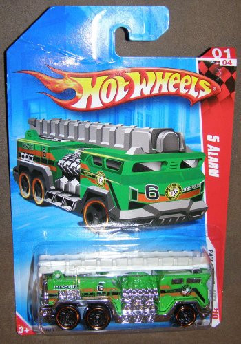 Hot Wheels 2010 Race World City 181/240 Green 01 of 04 5 Alarm