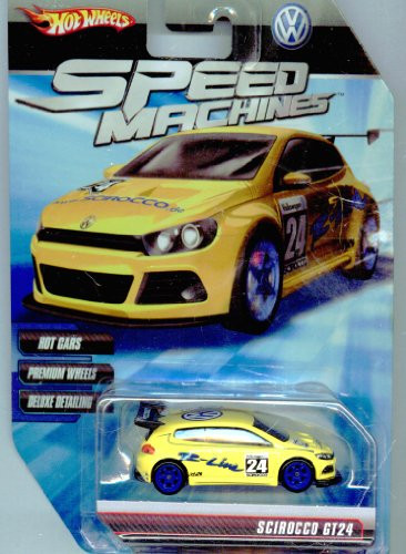 Hot Wheels Speed Machines Scirocco GT24 YELLOW 1:64 Scale