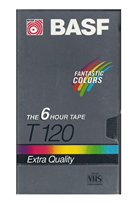 BASF T120 6-Hour VHS Tape Extra Quality