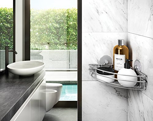 Metaltex USA Inc. Artic Corner Shower Shelf, Polytherm Frost Metaltex USA Inc. Artic Corner Shower Shelf, Polytherm Frost