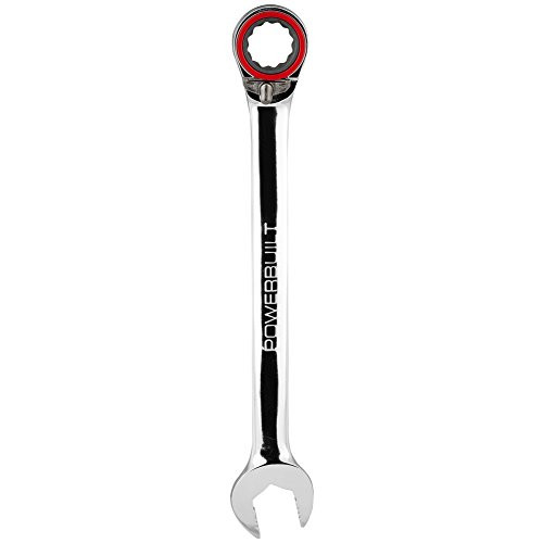 Powerbuilt 644163 17mm Reversible Ratcheting Wrench, 1 Pack