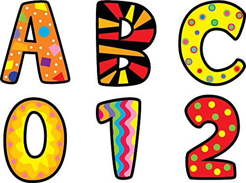 Creative Teaching Press Uppercase Letter Stickers, Poppin' Patterns (4628)