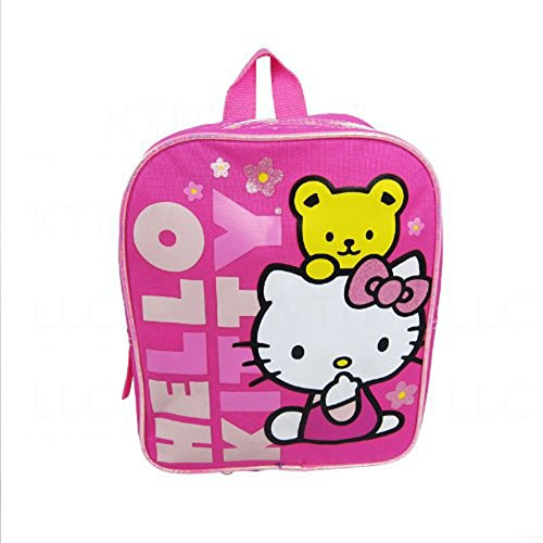 Hello Kitty with Bear Pink 10" Mini Backpack
