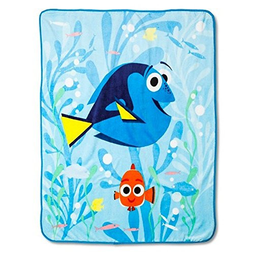 Disney Finding Dory Plush Throw Blanket ~ 50 " x 60"