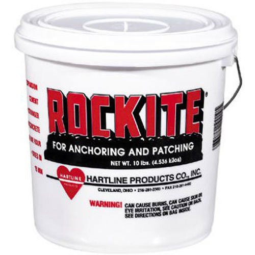 Hartline Prod. CO INC 10010 10LB Anchor Cement, 10 lb, White/Gray