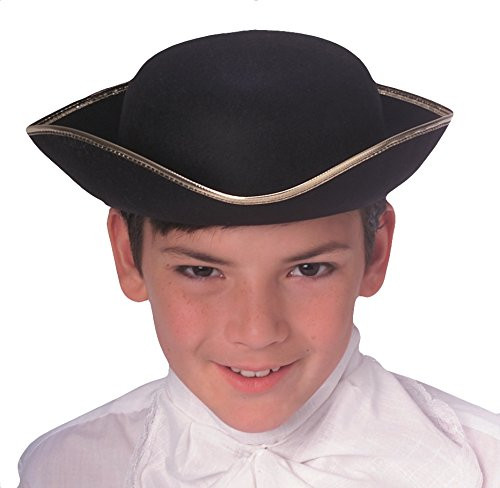 Rubie's Durashape Child Tricorn Hat, Black