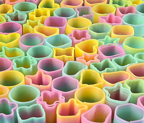 Rhode Island Novelty Rainbow Coil Spng Assortment (50 pcs)