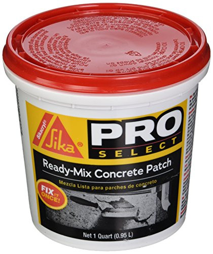 SIKA CORP FBA_472189 1 Qt. Ready-Mix Concrete Patch, 1 quart, Gray