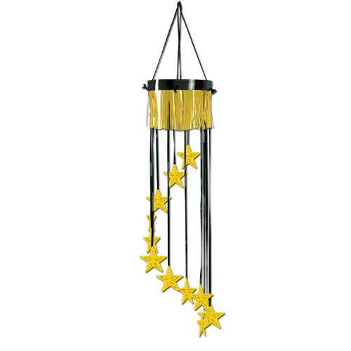 Star Shimmering Spiral (black & gold) Party Accessory  (1 count) (1/Pkg)