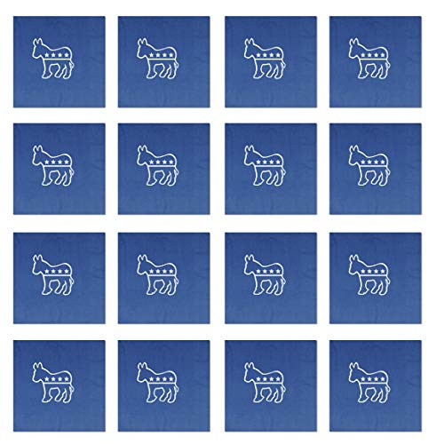 Democratic Luncheon Napkins (2-Ply) (blue)    (16/Pkg)