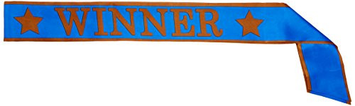 Winner Satin Sash Party Accessory (1 count) (1/Pkg)