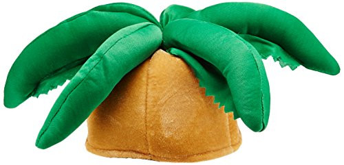 Plush Palm Tree Hat Party Accessory (1 count) (1/Pkg)
