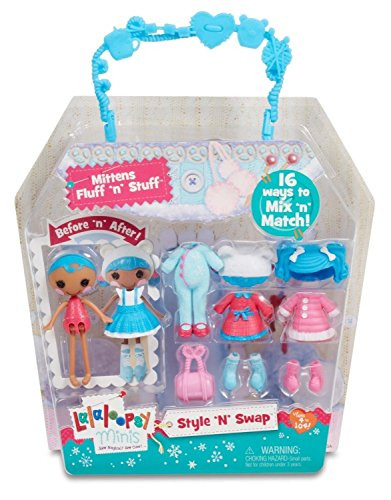 Lalaloopsy Minis Style 'N' Swap Doll- Mittens Fluff 'N' Stuff