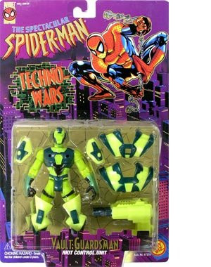 SPIDER-MAN TECHNO-WARS:VAULT GUARDSMAN ACTION FIGURE by Spider-Man