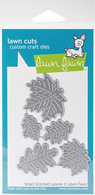 Lawn Fawn Lawn Cuts Custom Craft Die - LF994 Small Stitched Leaves Lawn Fawn Lawn Cuts Custom Craft Die - LF994 Small Stitched Leaves