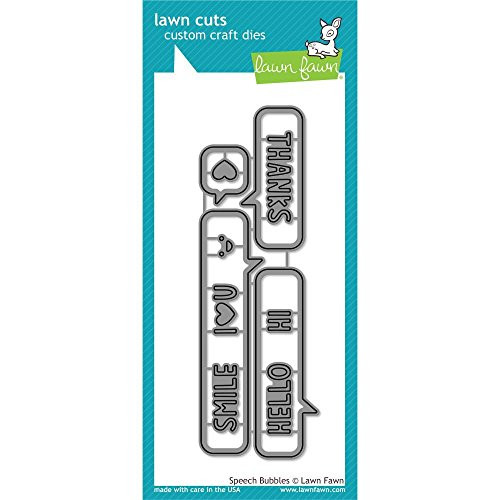 Lawn Fawn Lawn Cuts Custom Craft Die LF1622 Speech Bubbles