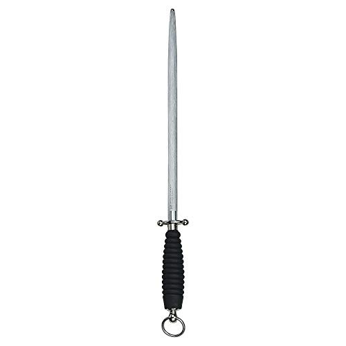 Zwilling J.A. Henckels 32555-310 Professional"S" Sharpening Steel, 12-inch, Black/Stainless