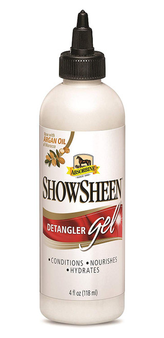 Absorbine Showsheen Detangler Gel Squeeze Bottle, 4 fl oz