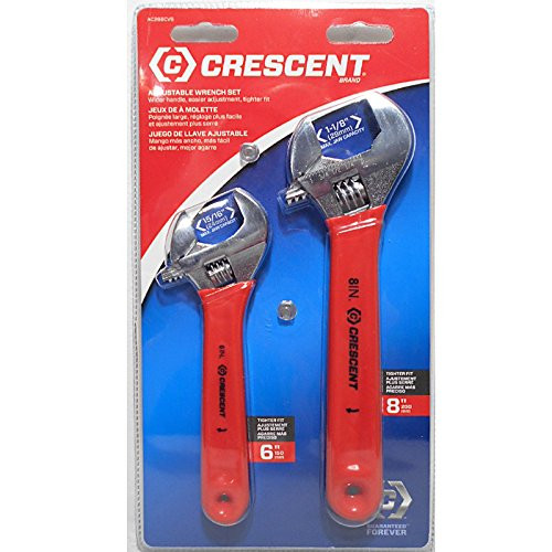 Crescent 2-Piece Cushion Grip Adjustable Wrench Set