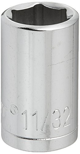 Crescent CDS6N SOCKET,1/4" DRIVE,11/32",6PT