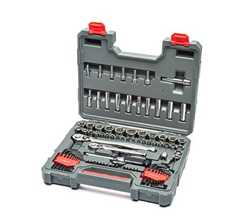 Crescent CTK84CMPN 1/4" & 3/8" Drive Mechanic's Tool Set, SAE & Metric (84 Piece)