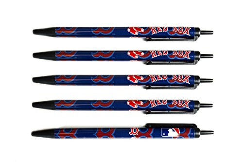 Pro Specialties Group MLB Boston Red Sox 5-Pack Click Pens Pro Specialties Group MLB Boston Red Sox 5-Pack Click Pens