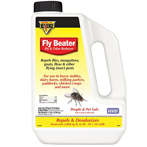 Bonide BND46169 Revenge Beater Odor_Reducer Fly_Repellent_Granules, 1.3_Lb