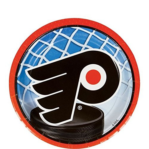 "Philadelphia Flyers Collection" 7" Round, Party Plates